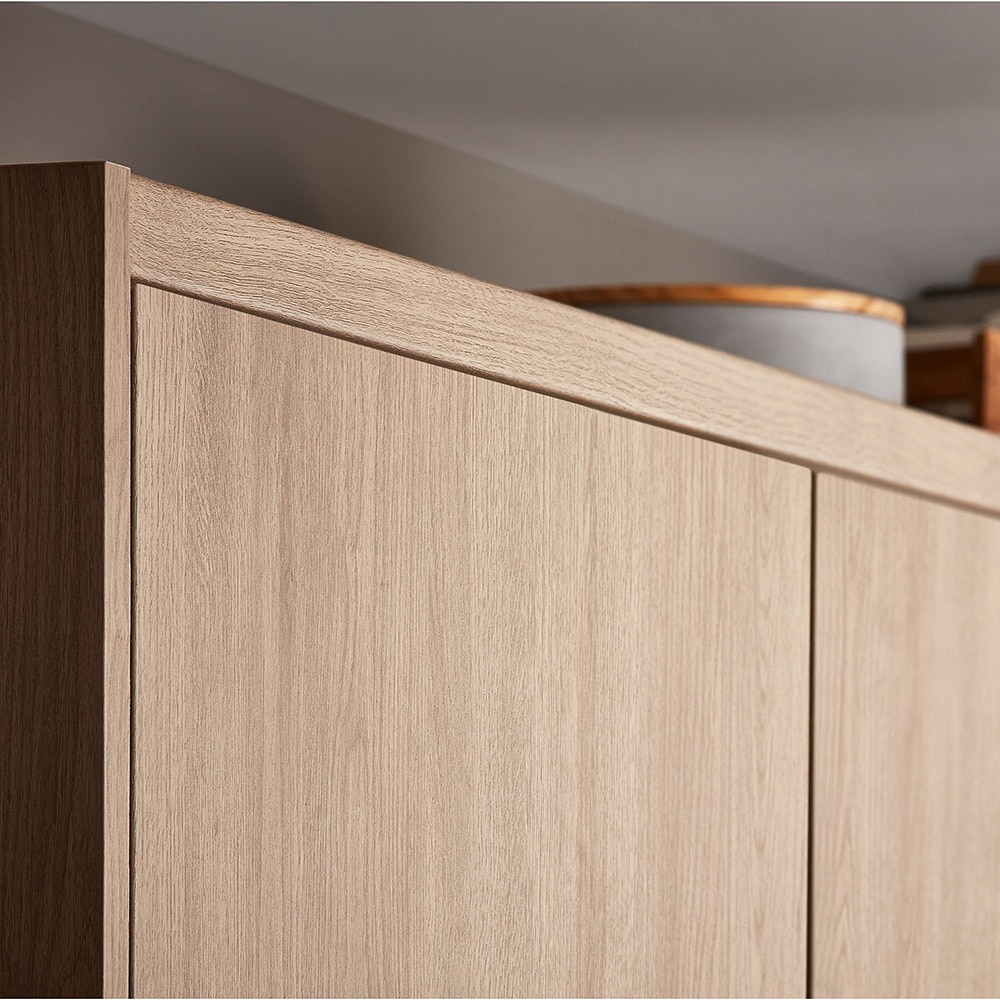 Cornisa GOODHOME Chia, 240 x 3.5 cm, stejar