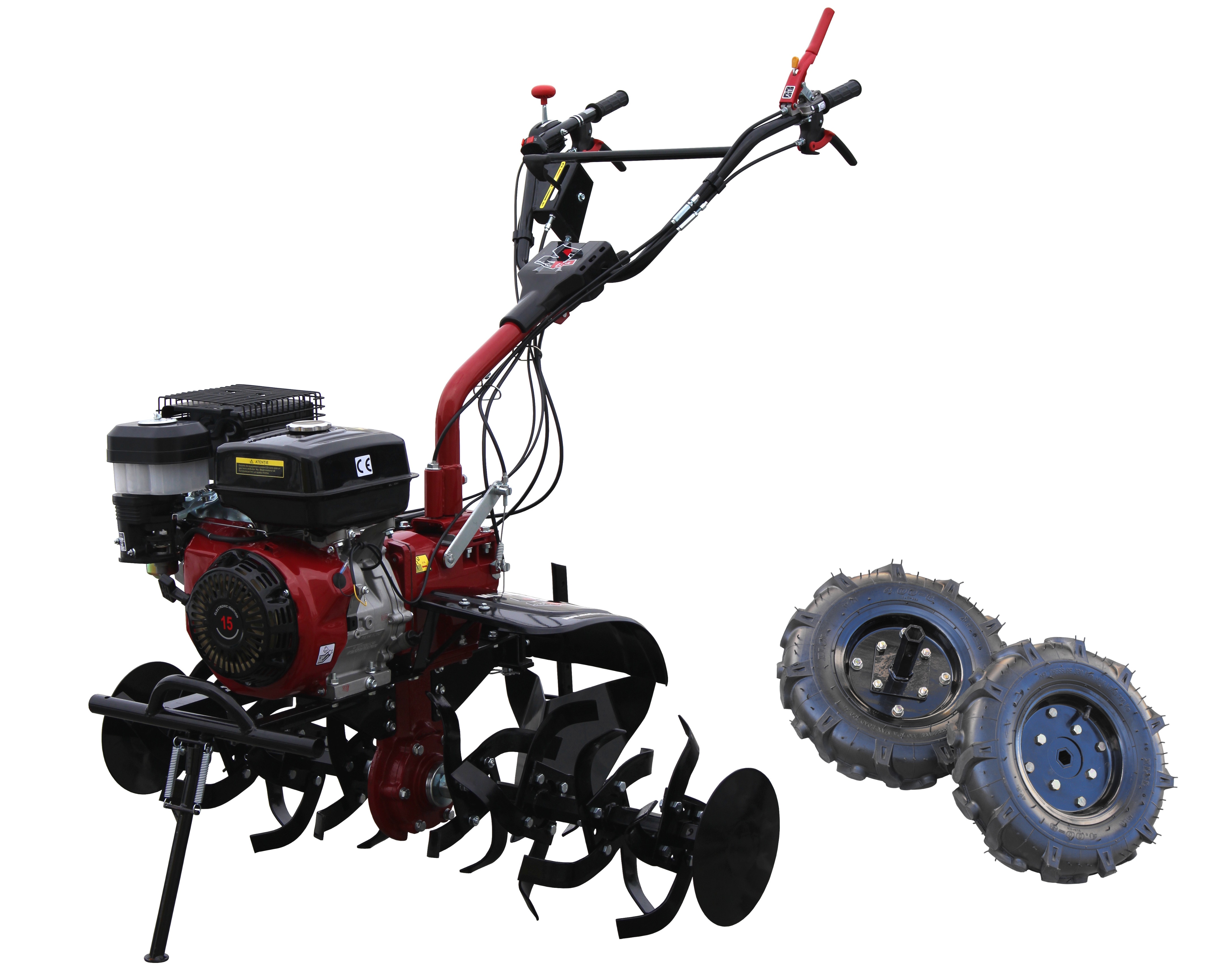 Motosapa pe benzina, Media Line ML1512F, 418 CC, 15 CP, latime lucru 120 cm, 4 timpi, + accesorii