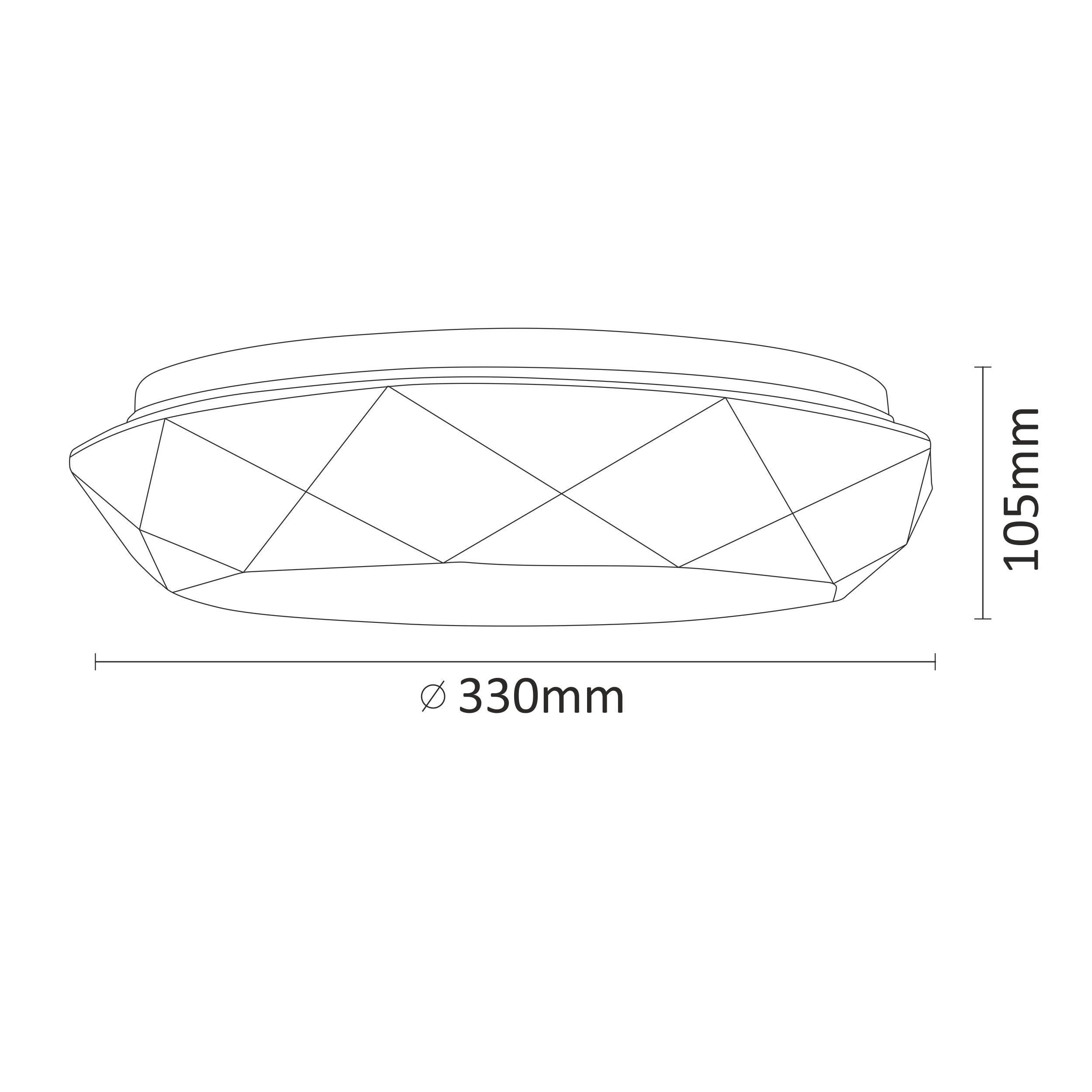Plafoniera Led Selina 17W