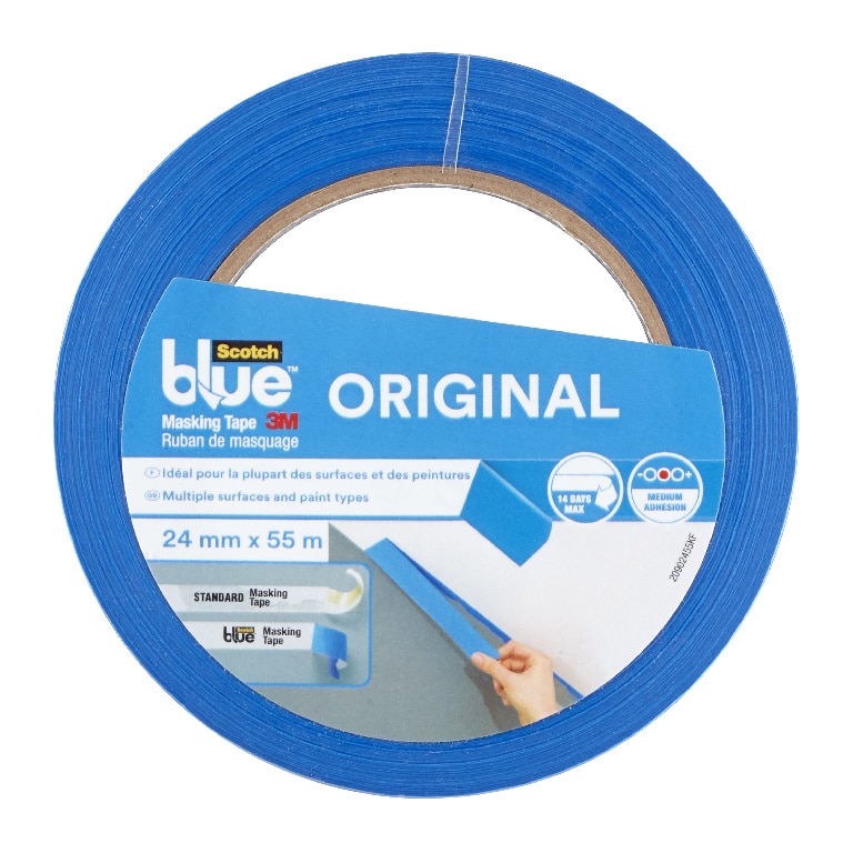 Banda mascare 2.4 cm x 55 m Albastru  Scotch