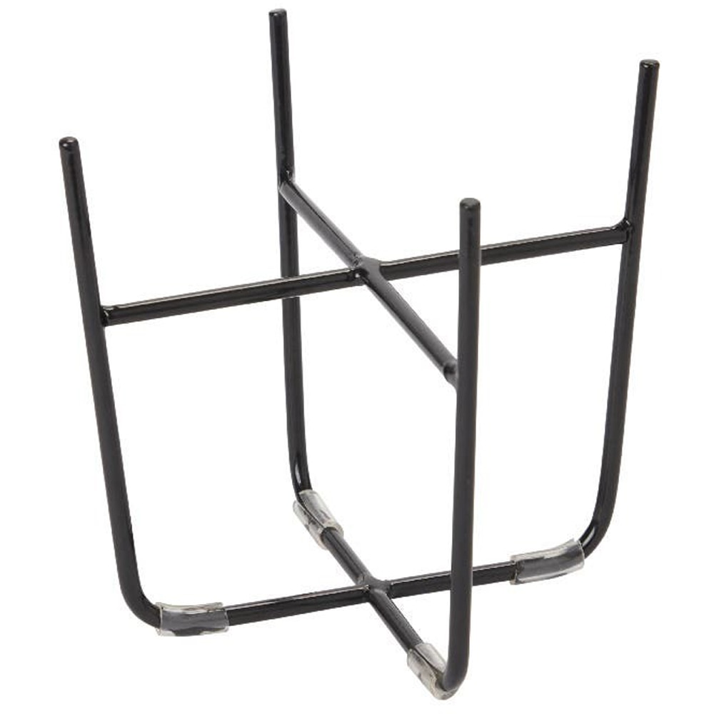 Suport ghiveci flori GOODHOME, metal, 16 x 16 x 14 cm, negru