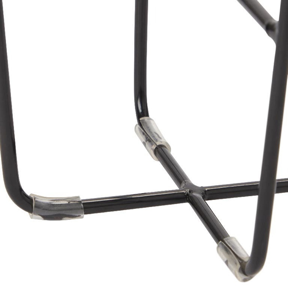 Suport ghiveci flori GOODHOME, metal, 16 x 16 x 14 cm, negru