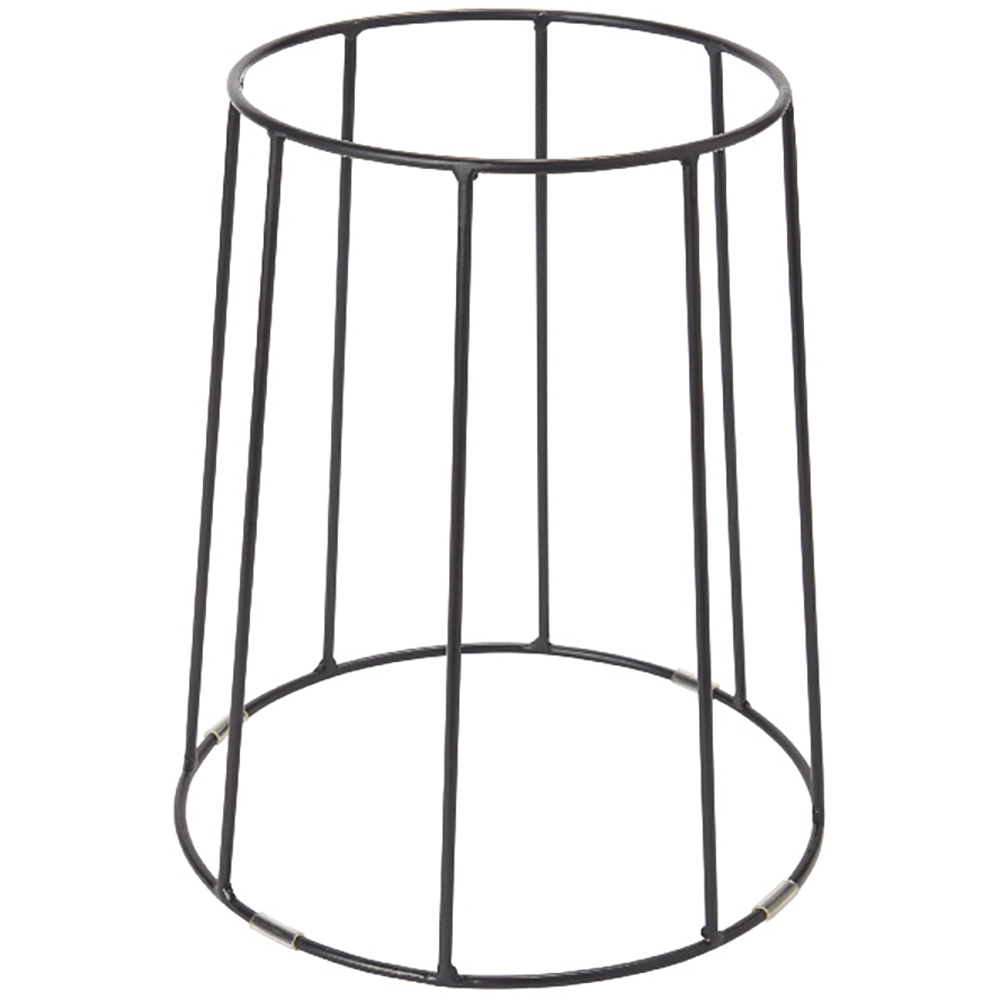 Suport ghiveci flori GOODHOME, metal, 26 x 30 cm, negru