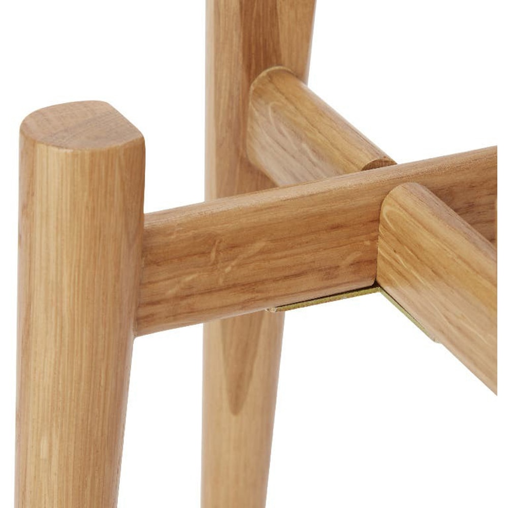 Suport ghiveci flori GOODHOME, lemn, 20.5 x 20.5 x 20 cm, maro