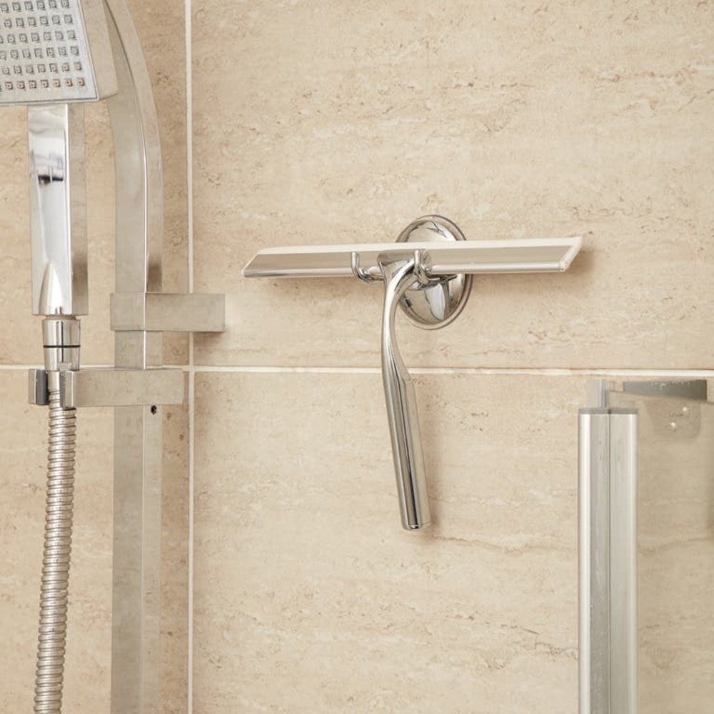 Racleta baie, 210 x 230 mm, argintiu