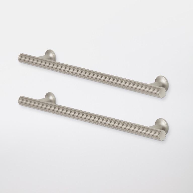 Maner mobila GOODHOME, 24.2 x 3cm, aluminiu, argintiu