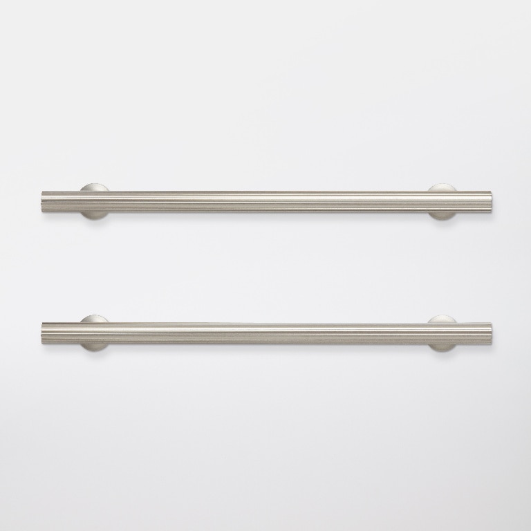 Maner mobila GOODHOME, 24.2 x 3cm, aluminiu, argintiu