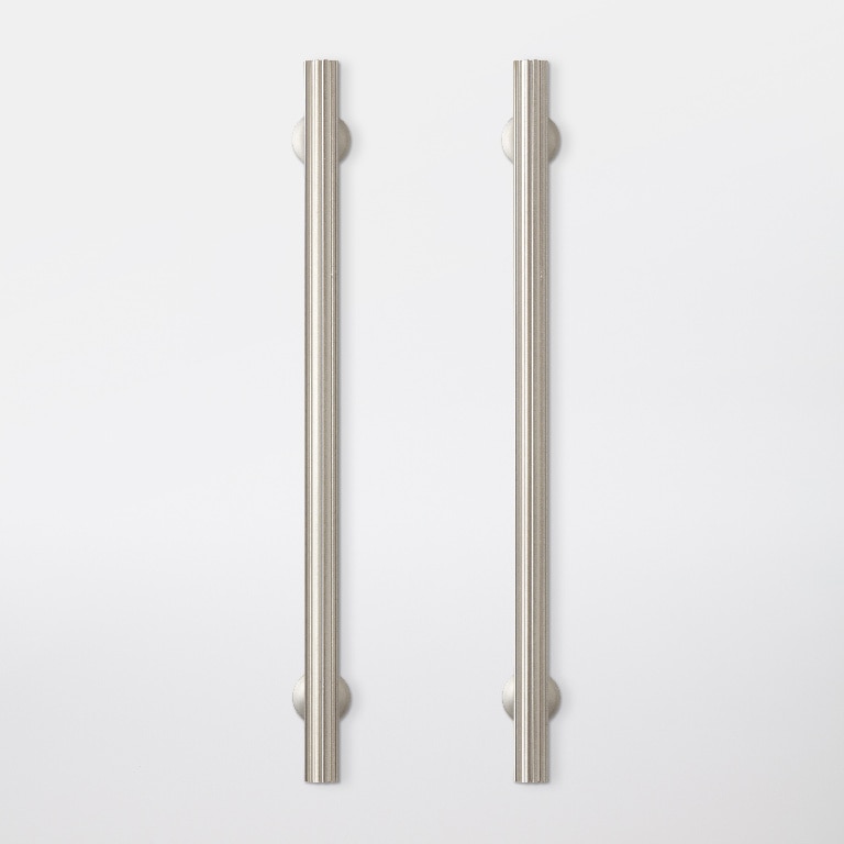 Maner mobila GOODHOME, 24.2 x 3cm, aluminiu, argintiu