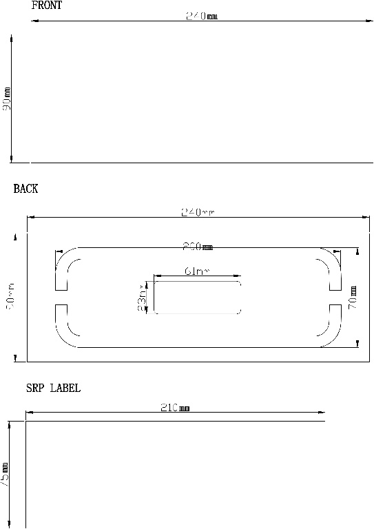 Maner mobila GOODHOME, 20 x 3cm, aluminiu, argintiu