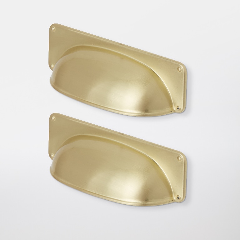 Maner mobila GOODHOME, 22 x 3cm, aluminiu, alb mat