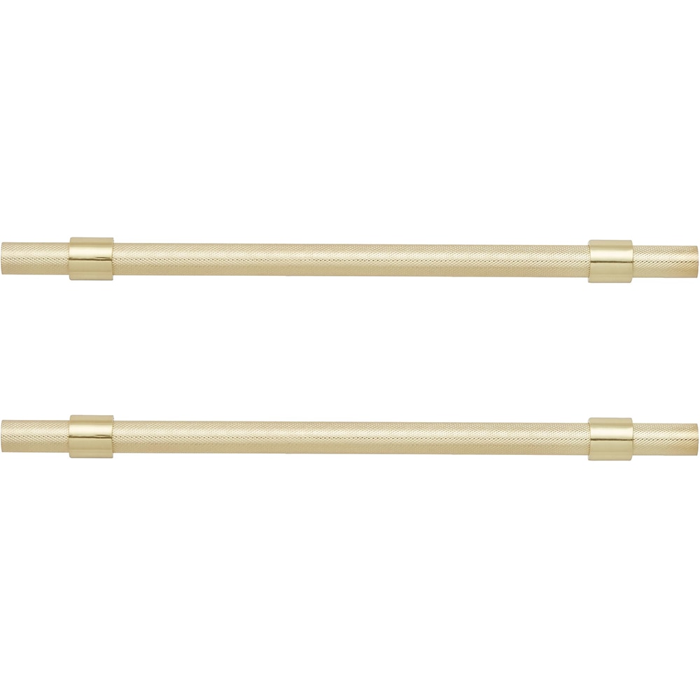 Set 2 manere pentru dulap bucatarie GOODHOME Dukkah, 25.7 cm x 3.5 cm, otel, auriu