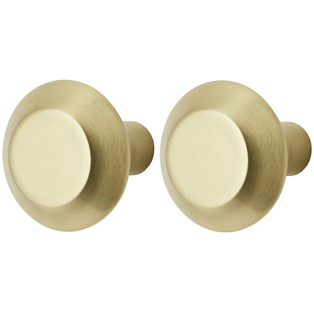 Set manere GOODHOME Nutmeg, 2 buc, aluminiu, auriu