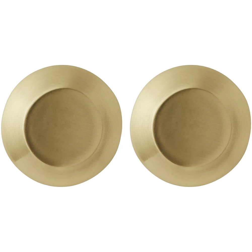 Set manere GOODHOME Nutmeg, 2 buc, aluminiu, auriu