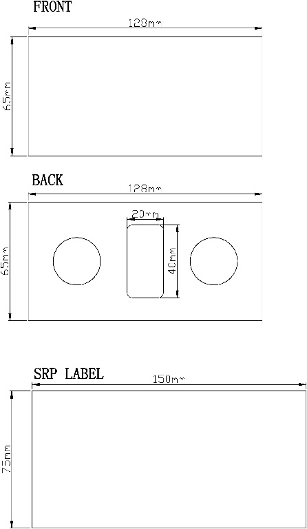 Set butoni GOODHOME Gomasio, aluminiu, 2.6 cm, cupru, 2 bucati