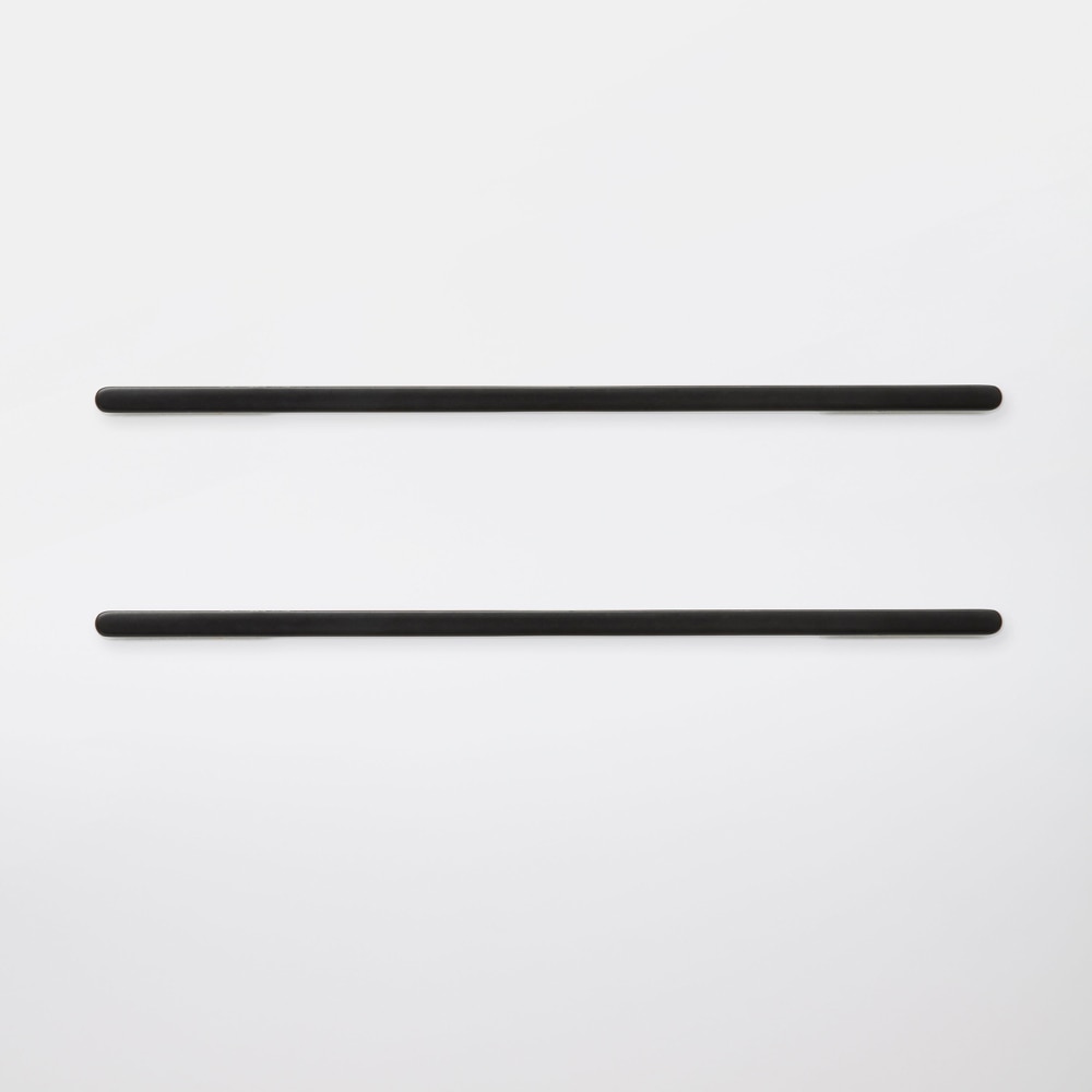 Maner GOODHOME Cacao, metal, 22 cm, 2 bucati, negru