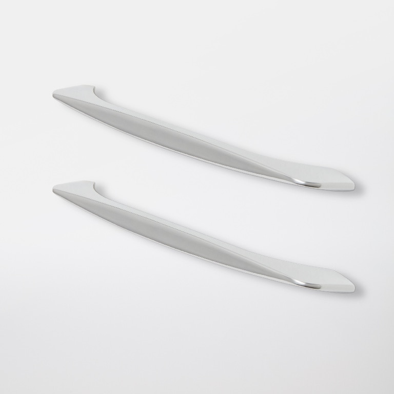 Maner mobila GOODHOME, 21.8 x 3cm, aluminiu, argintiu