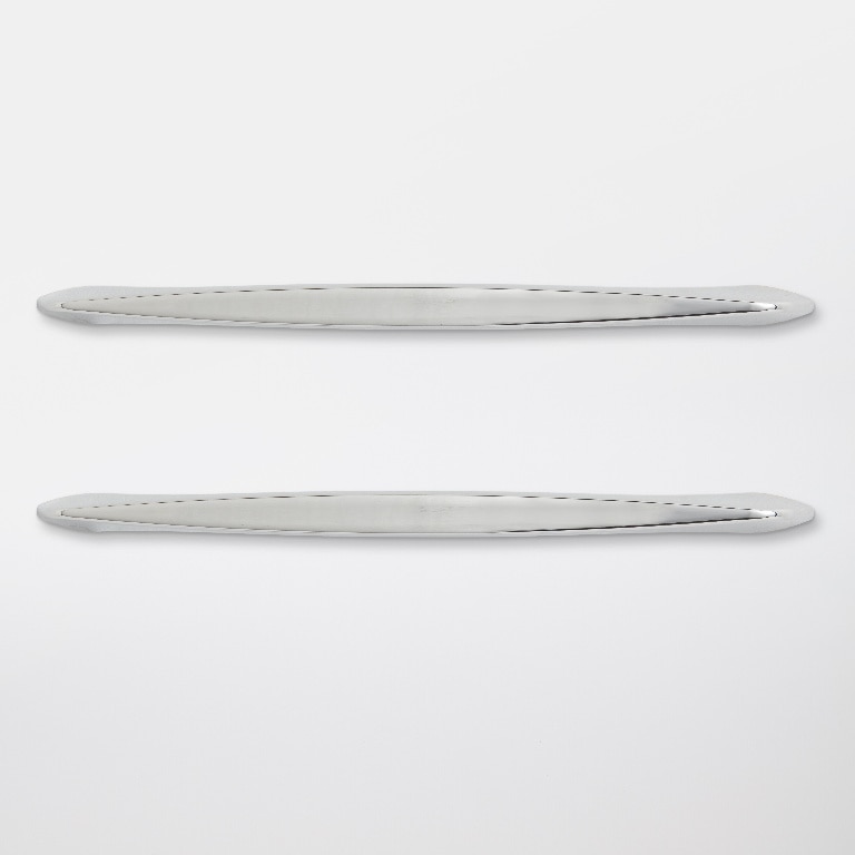 Maner mobila GOODHOME, 21.8 x 3cm, aluminiu, argintiu