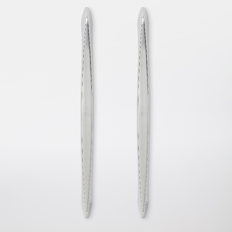 Maner mobila GOODHOME, 21.8 x 3cm, aluminiu, argintiu