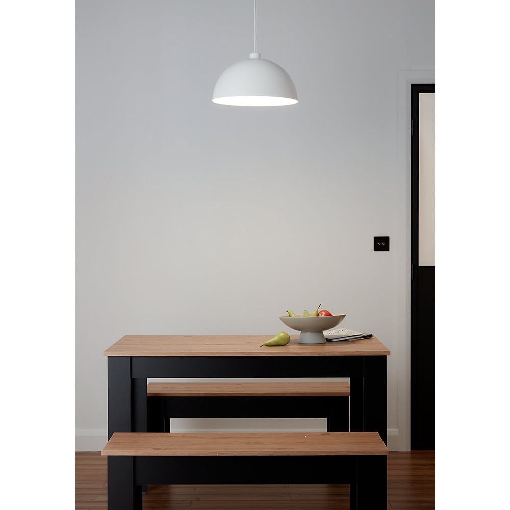 Pendul GOODHOME Songor, E27, 60W, alb