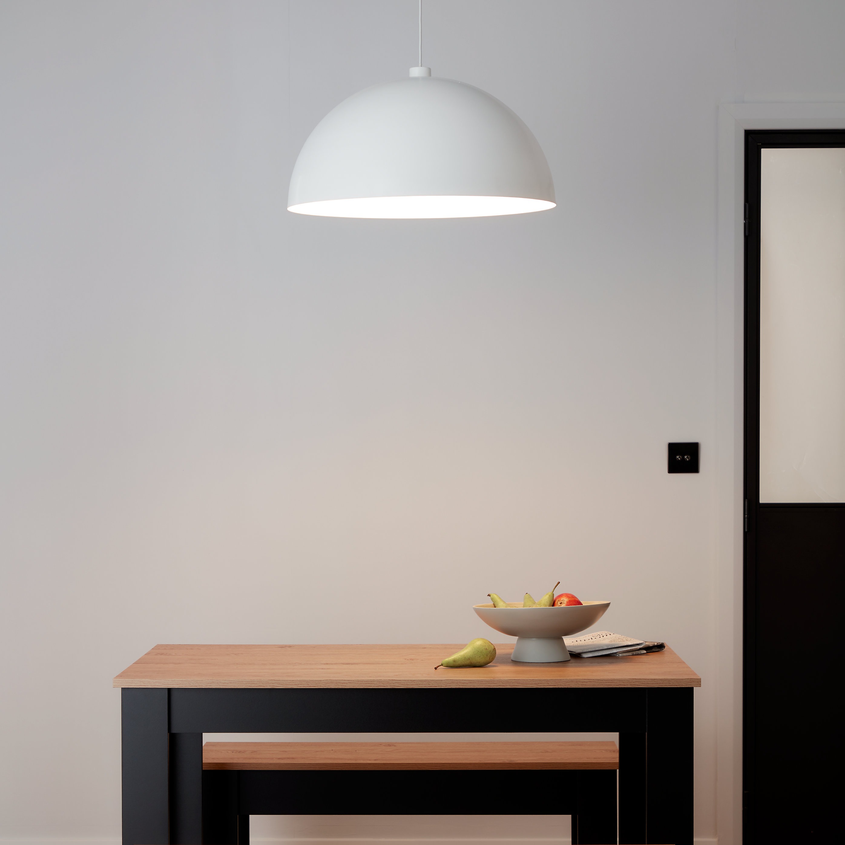 Pendul GOODHOME Songor, E27, 60W, alb