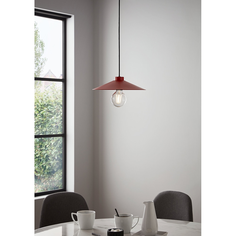 Pendul GOODHOME Zanbar, E27, 60W, rosu