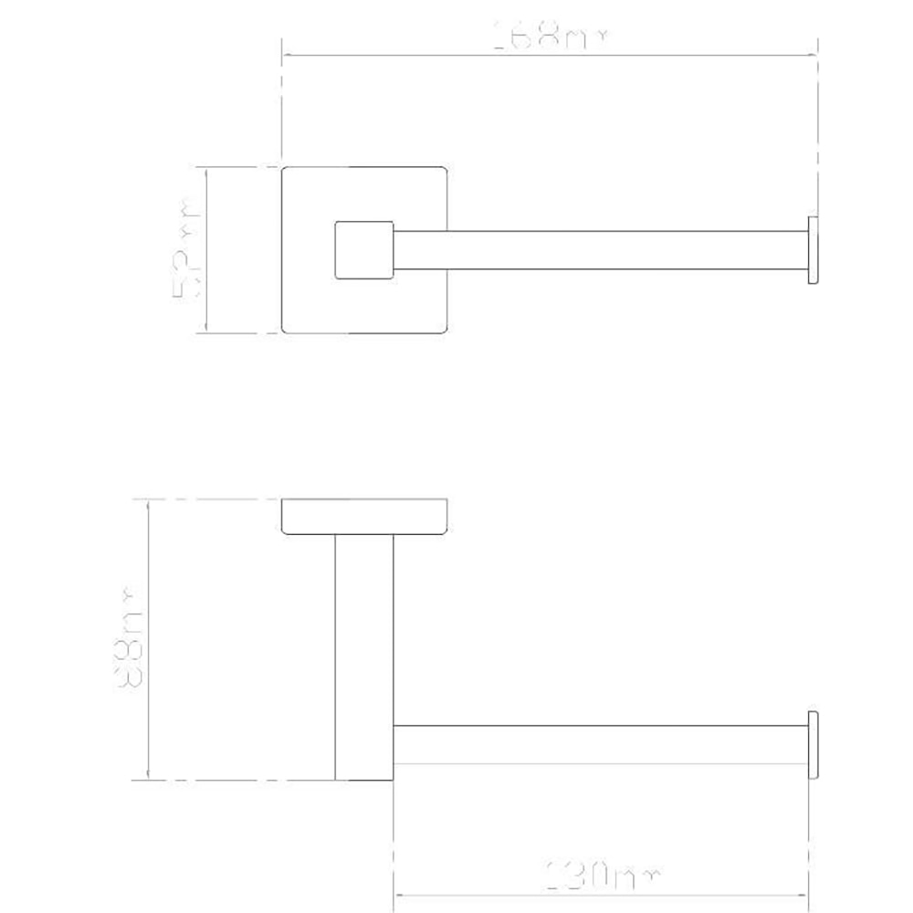 Suport rola hartie igienica Alessano GOODHOME, 16.8 x 5.2 x 8.8 cm, otel, argintiu