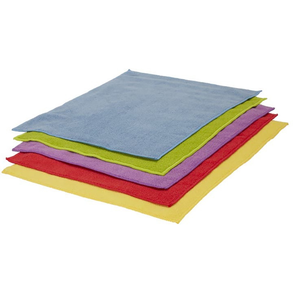 Lavete universale, microfibra, 40 x 38 cm, multicolor, 5 buc