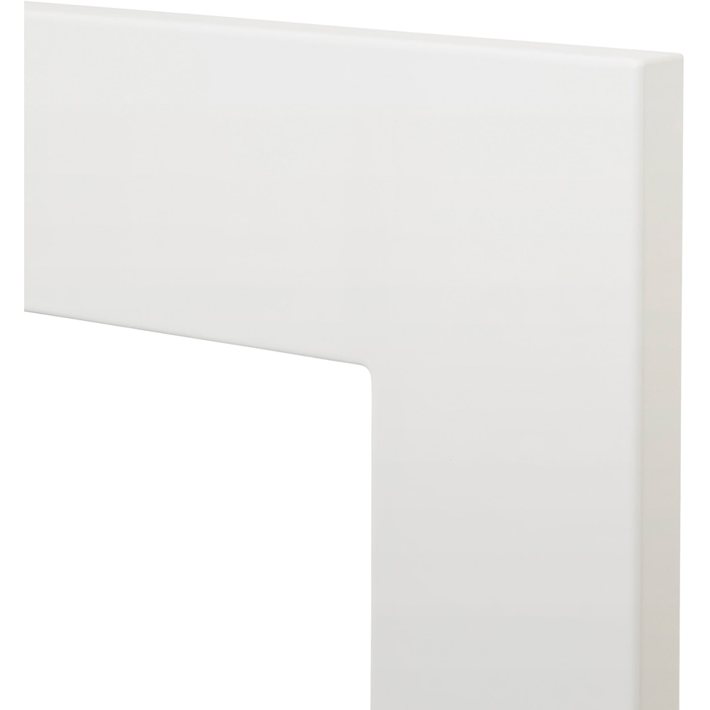 Front usa GOODHOME Alisma, sticla, 49.7 x 71.5 x 1.8 cm, alb