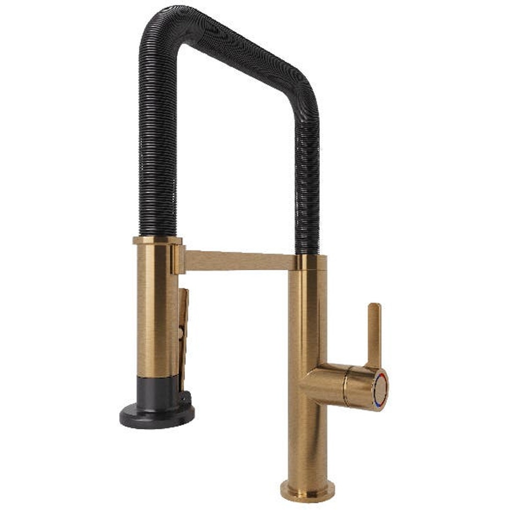 Baterie bucatarie GOODHOME Kamut, alama, bronz-negru