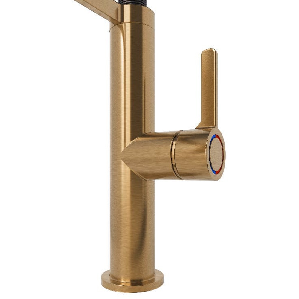 Baterie bucatarie GOODHOME Kamut, alama, bronz-negru