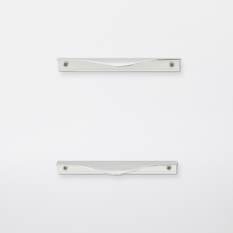 Maner Andali, aluminiu, 14.7 cm, 2 bucati, alb