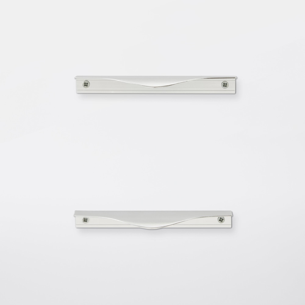 Maner Andali, aluminiu, 14.7 cm, 2 bucati, alb