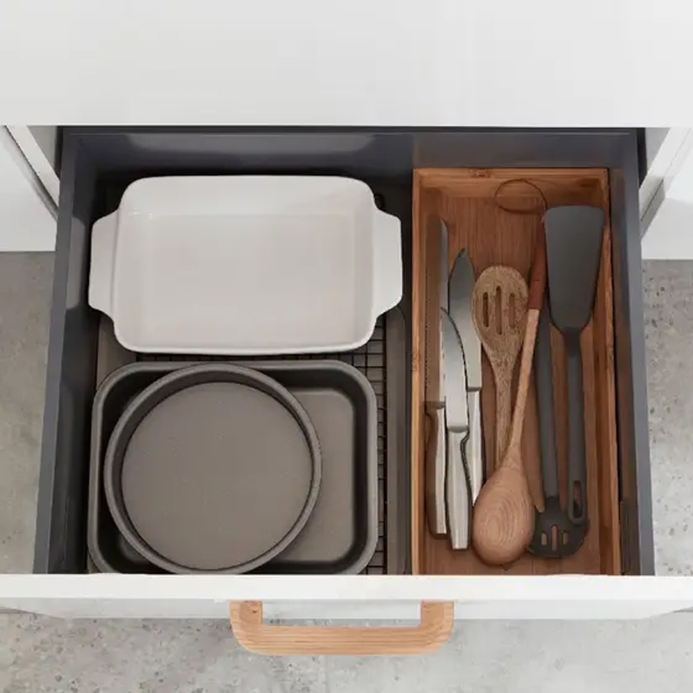 Suport tacamuri GOODHOME Nitaki 100688690, 42x10cm, bambus