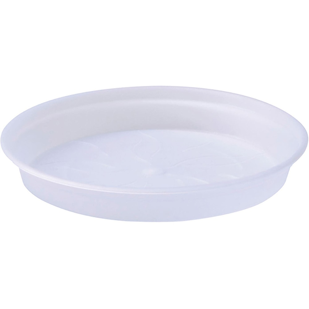 Farfurie ghiveci rotunda, plastic, 14 cm, transparent