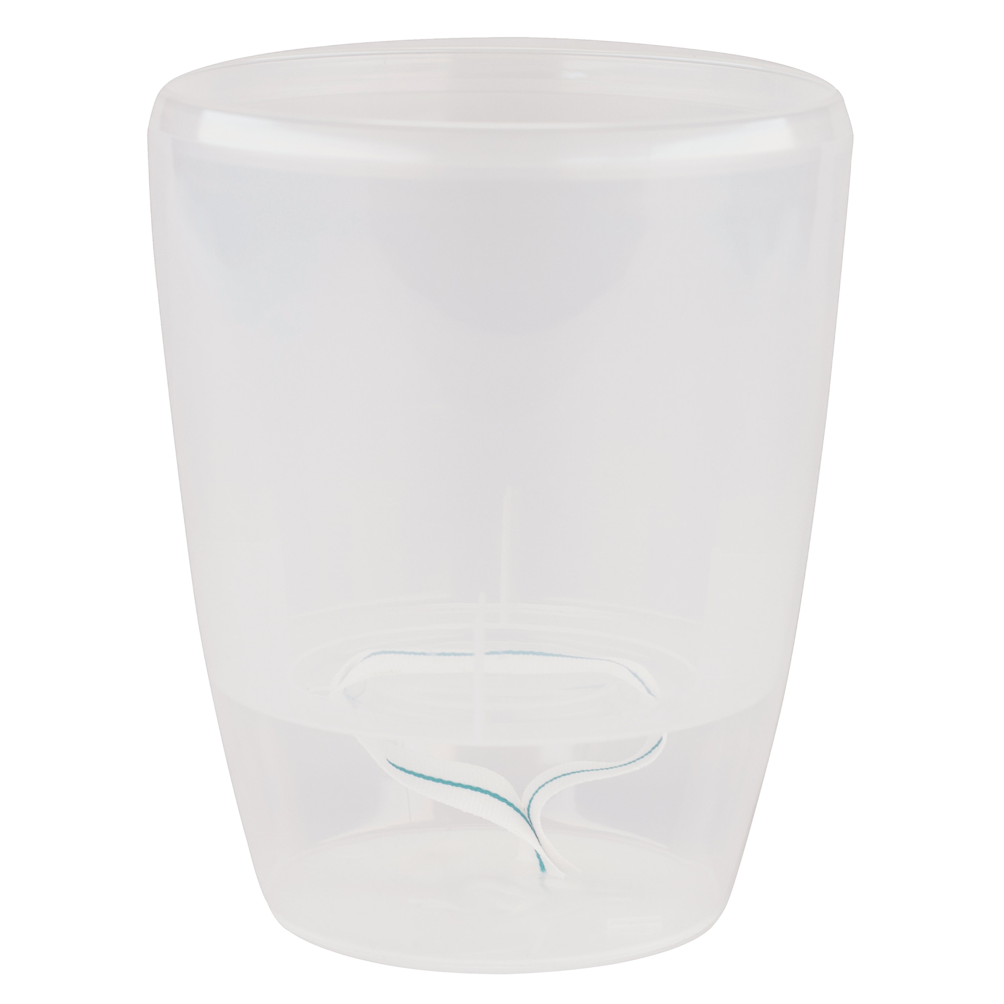 Ghiveci inteligent orhidee, rotund transparent, 12 cm • Santino