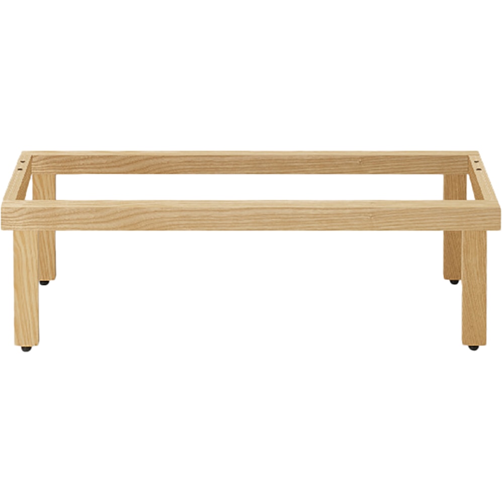 Cadru pentru baza GOODHOME Adrisk, 80 x 5 x 26 cm, maro