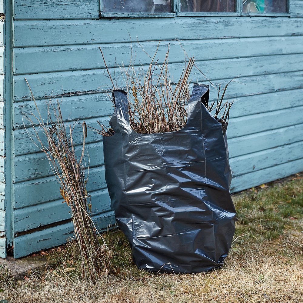 Saci menajeri rezistenti SITE, 5 bucati, 130 l, negru