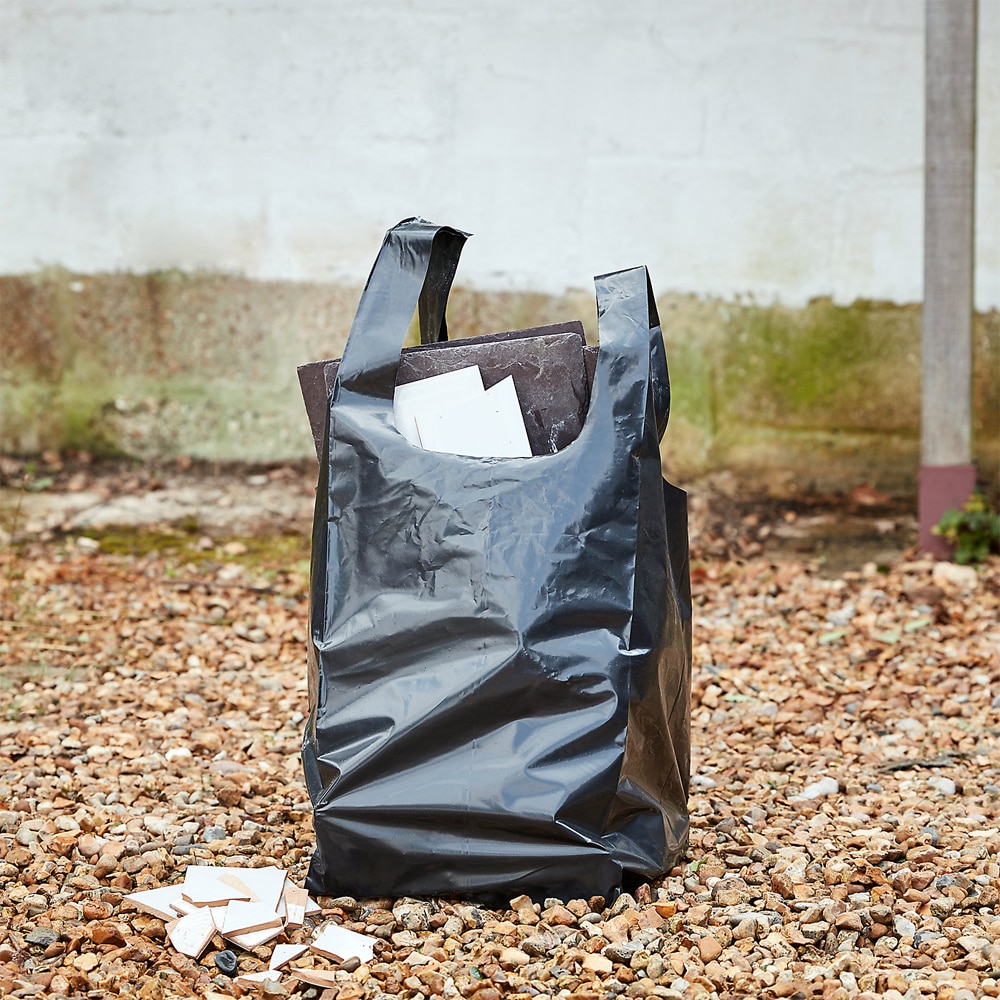 Saci menajeri pentru utilizare intensa SITE, 5 bucati, 50 l, negru