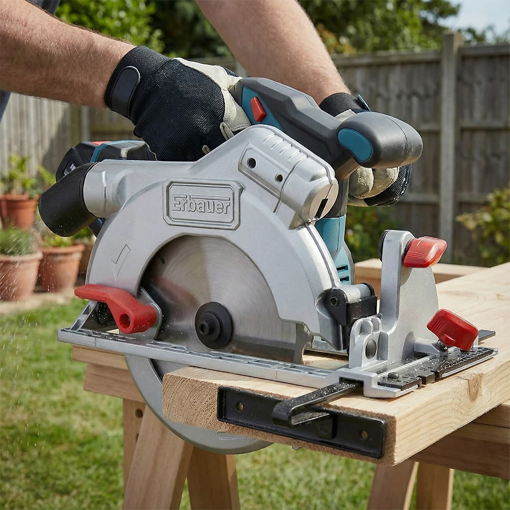 Fierastrau circular ERBAUER ECS18-Li, 18V, 5400rpm, fara baterie