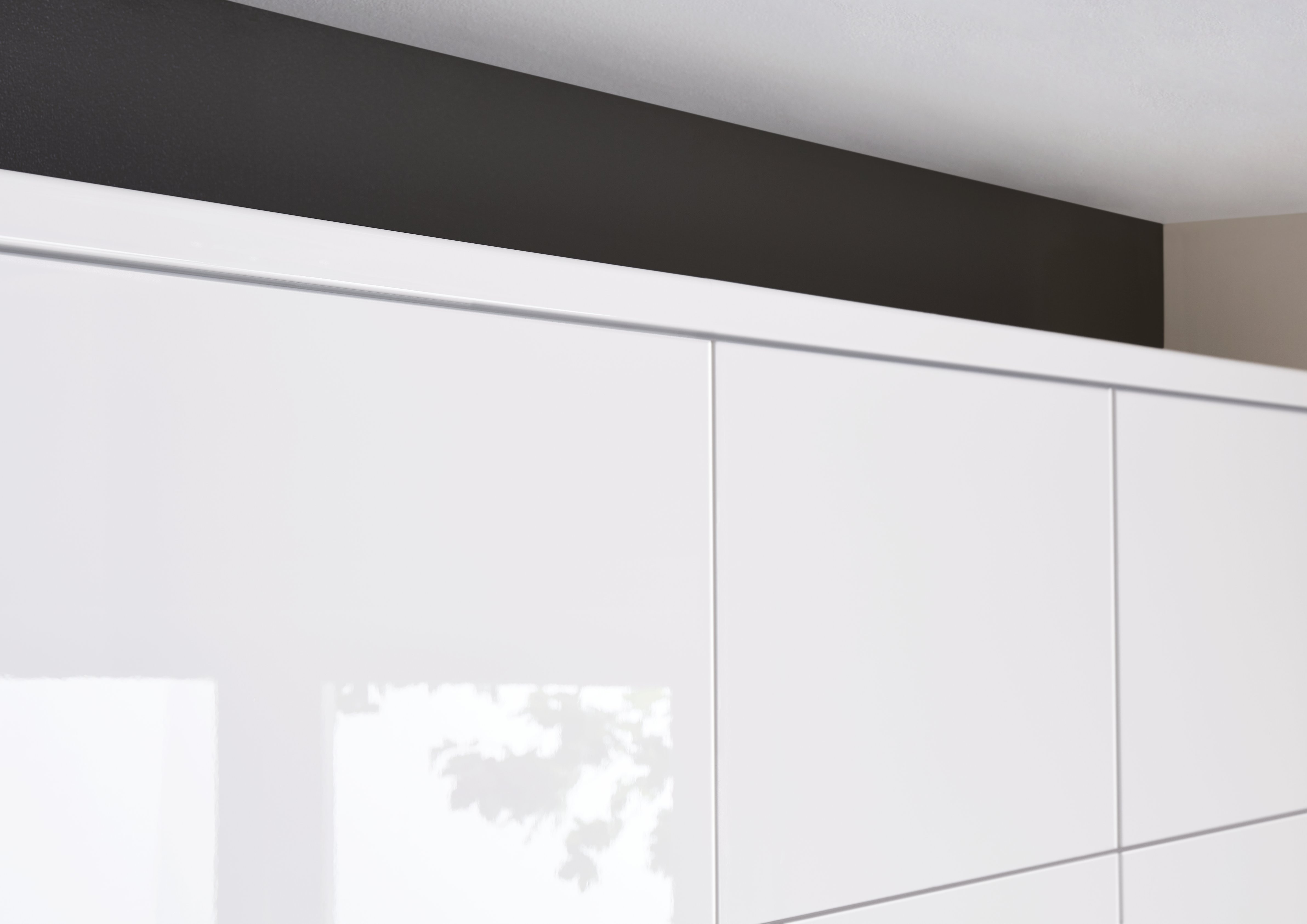 Cornisa GOODHOME Stevia, 2400 x 35 mm, alb