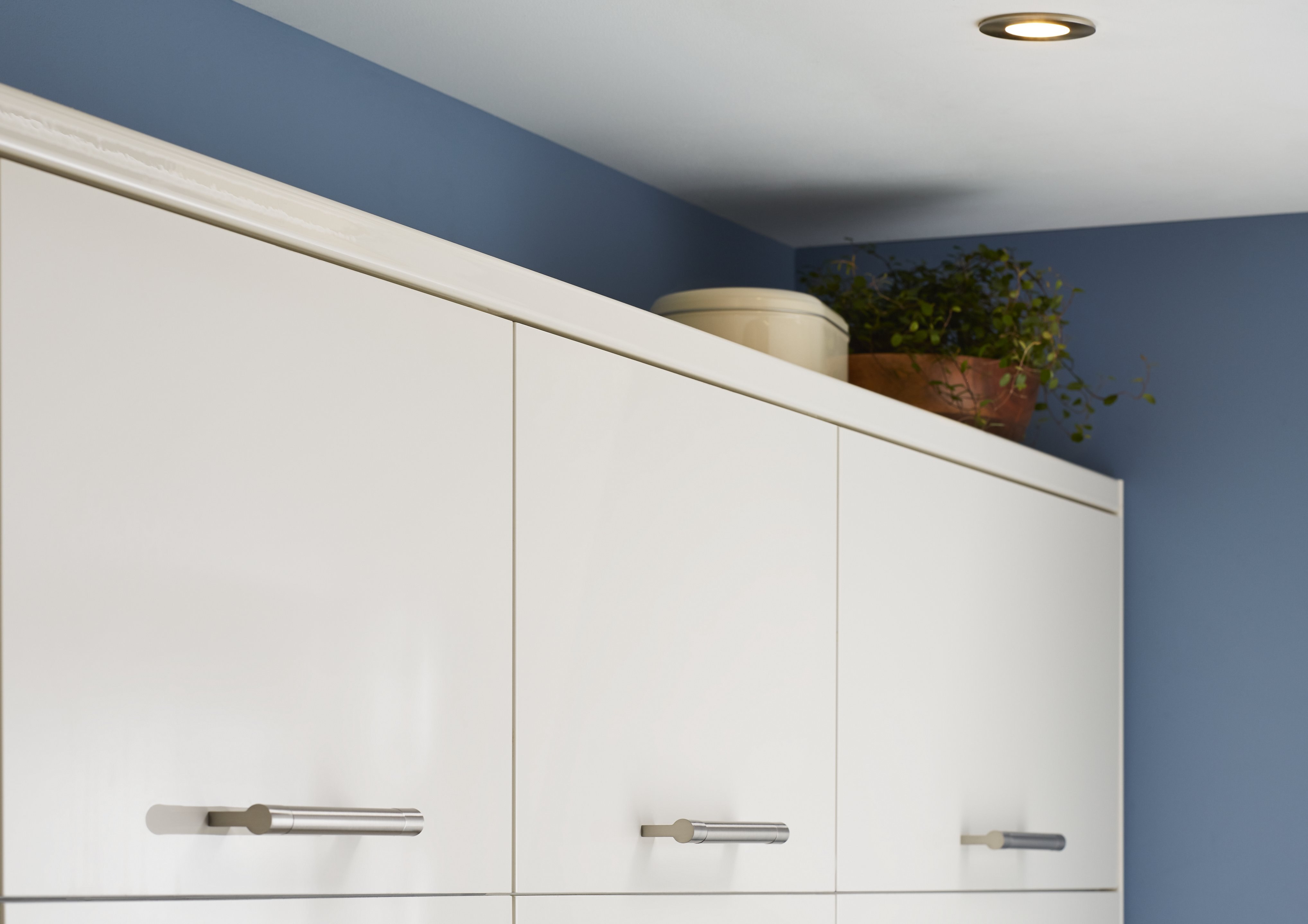 Cornisa GOODHOME Stevia, 2400 x 35 mm, alb