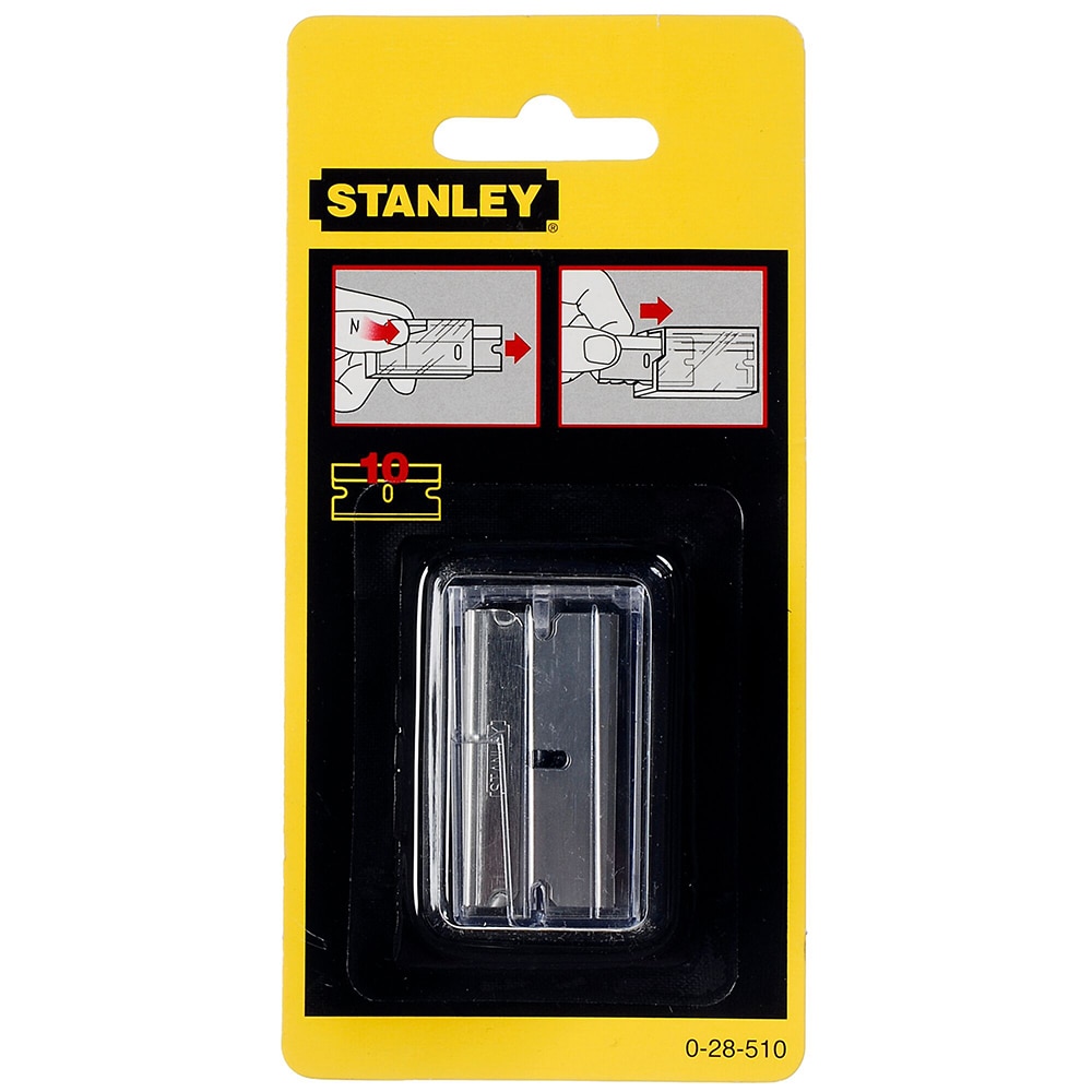 Lame razuitor pentru sticla STANLEY 0-28-510, 40 mm, 10buc