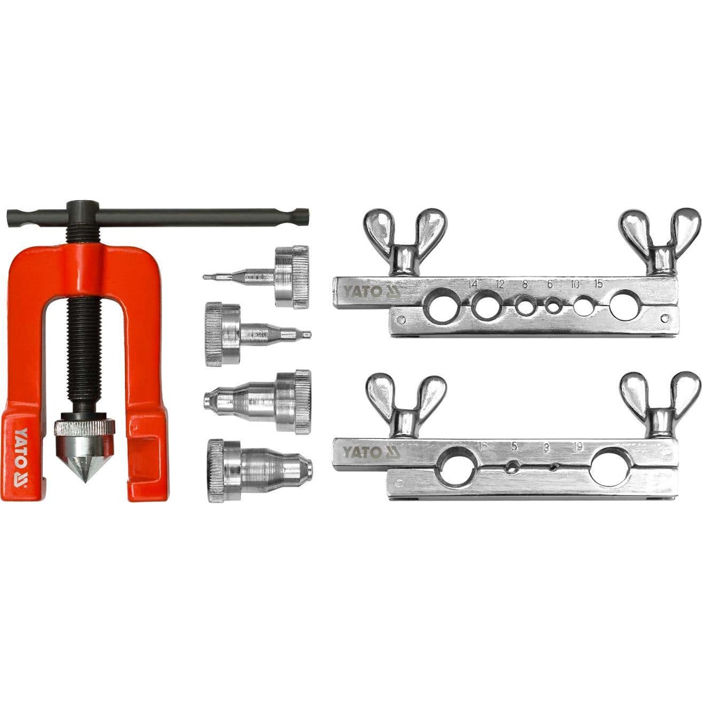 Set mansonare tevi YATO, 7 piese, 3-19 mm