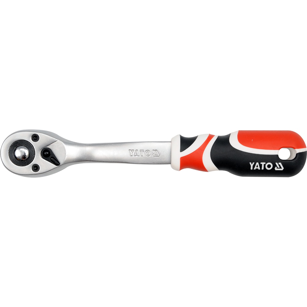 Cheie clichet YATO, 1/2, Crom-Vanadiu, 72 dinti, Quick Connect