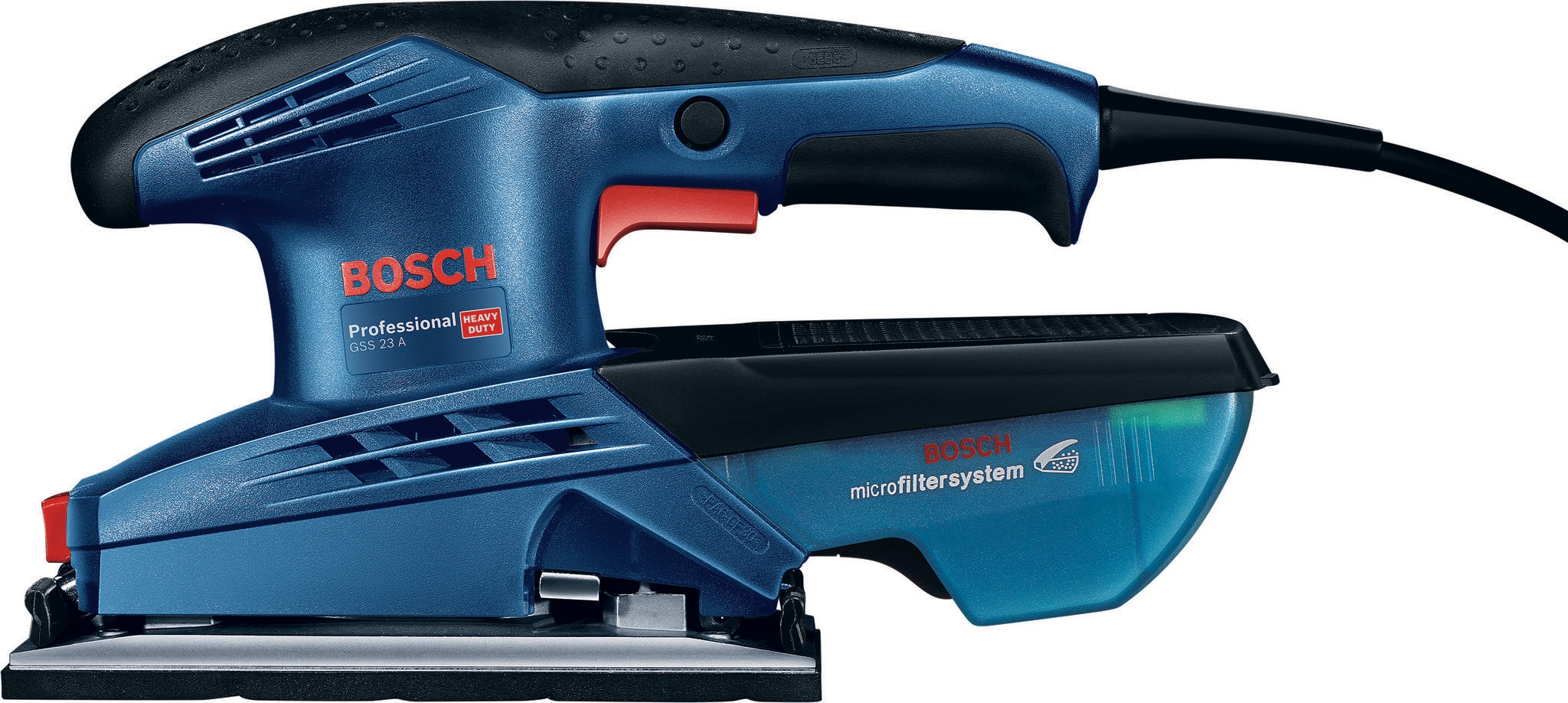 Slefuitor cu vibratii Bosch Professional GSS 23A, 190W, 182 x 92 mm