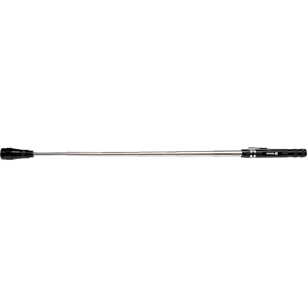 Lampa LED VOREL cu maner telescopic si magnet, negru