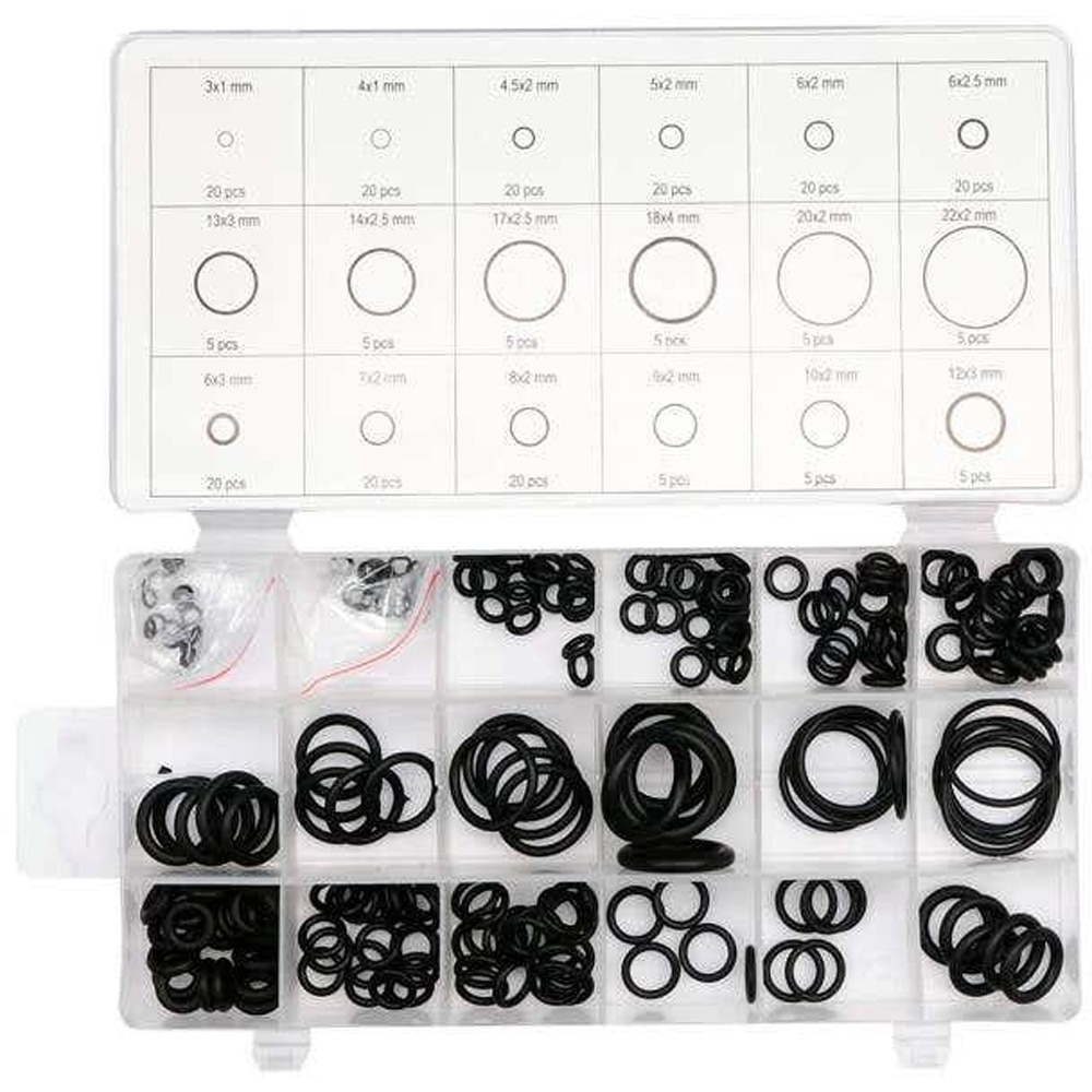 Set garnituri cauciuc YATO YT-06877, 225 bucati