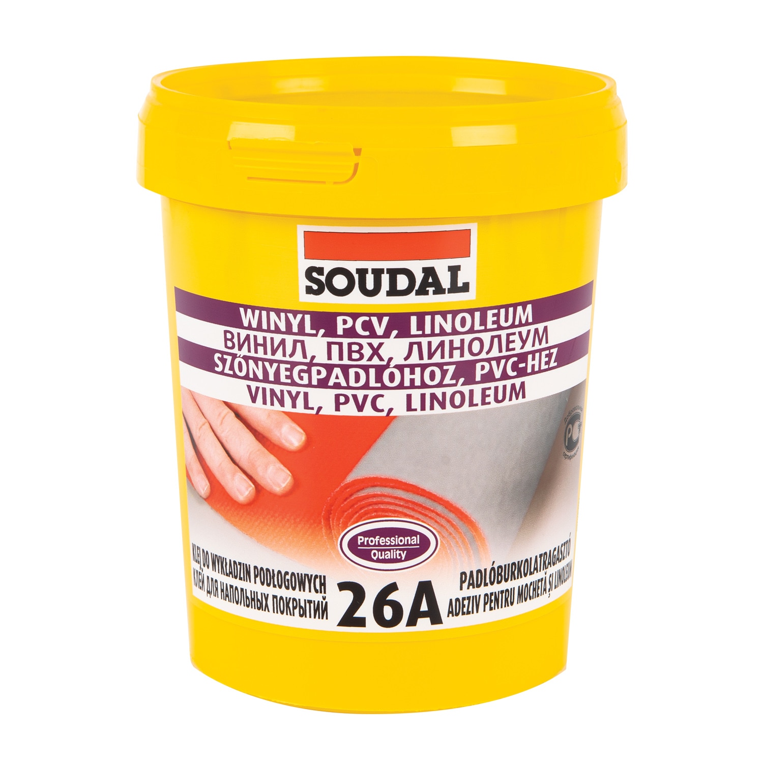 Adeziv pentru pardoseli, alb, 1 kg  Soudal 26A