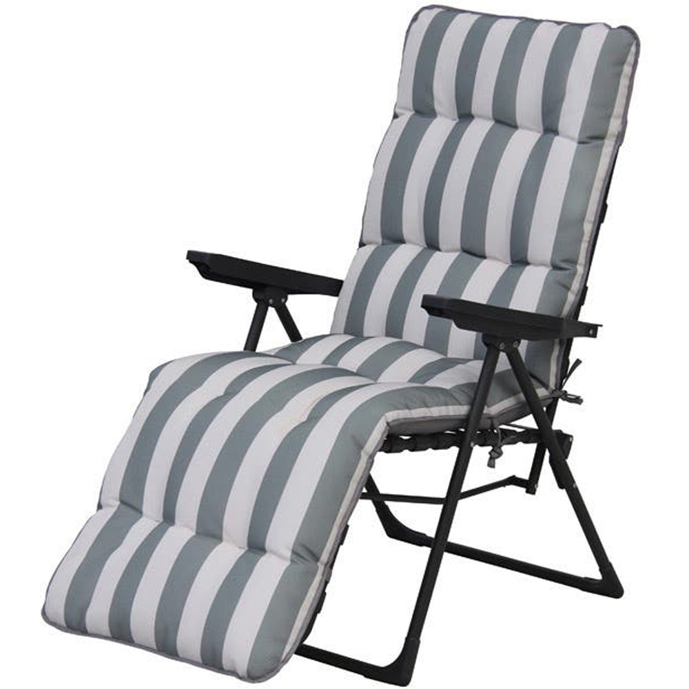 Scaun terasa Colorado, otel, 60 x 32 x 93 cm, albastru