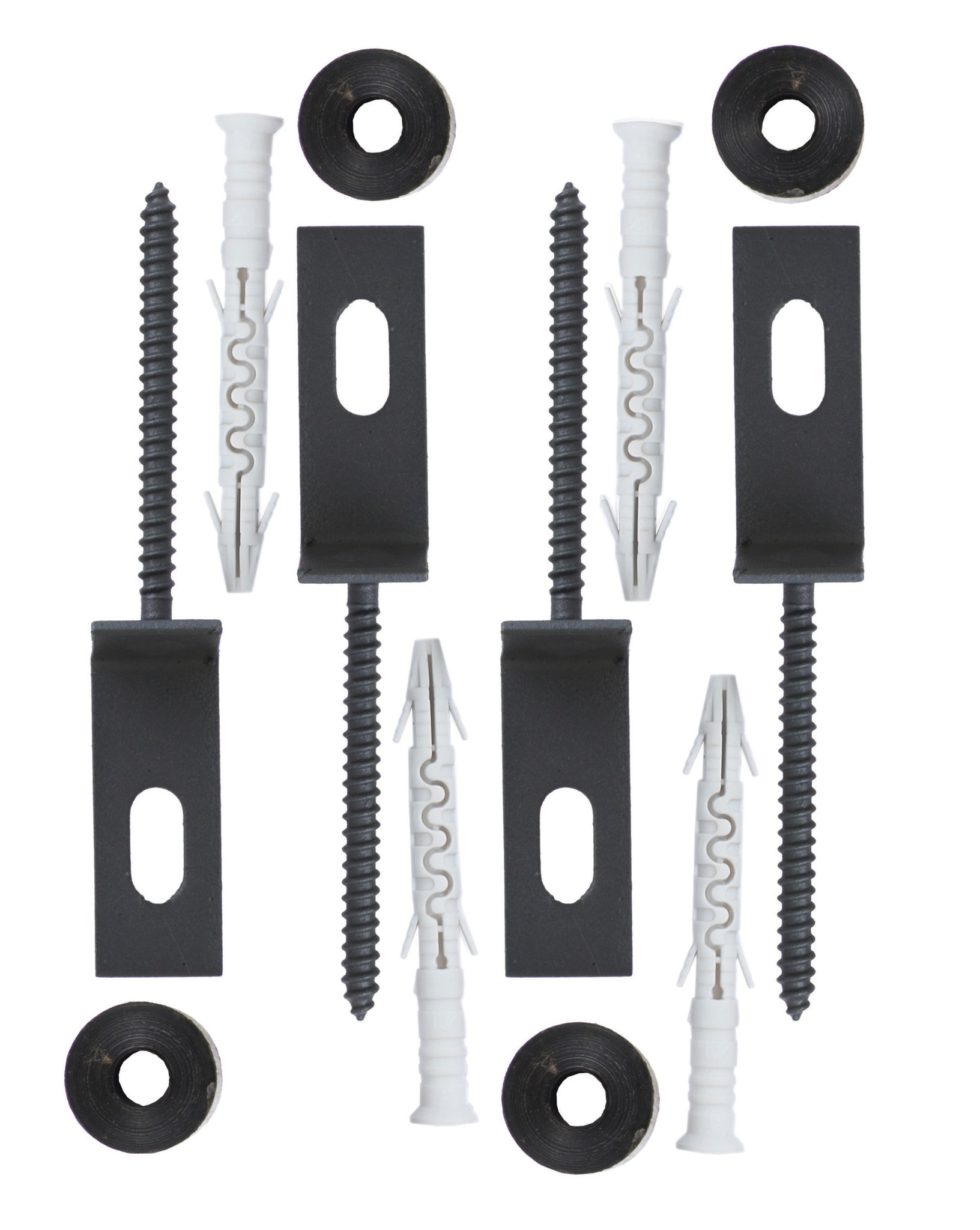 Conector tip O, set 4 buc., gri, 18 x 10 x 3 cm  Polbram